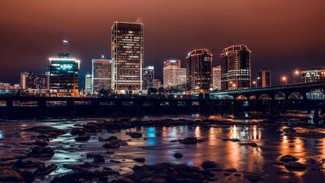 Stunning Night Cityscape Wallpaper wallpaper