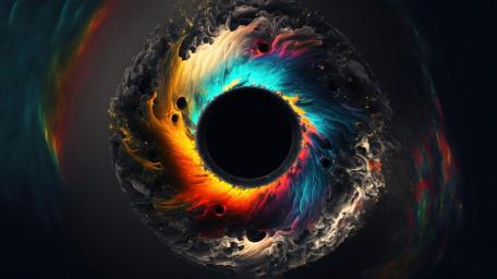 Eye of the Cosmic Swirl wallpaper