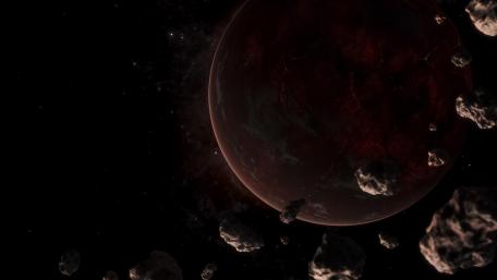 Eternal Dance of Space Debris wallpaper