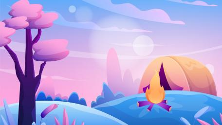 Magical Sunset Adventure Wallpaper wallpaper