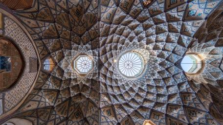 Ceiling of Bakhshi Carvansarai wallpaper