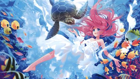 Anime ocean wallpaper