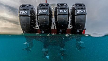 Powerful Outboard Motors in Action wallpaper