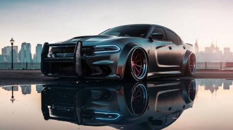 Unmarked cruiser SRT hellcat charger wallpaper
