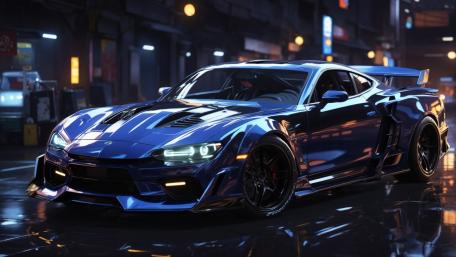 Blue wheels wallpaper
