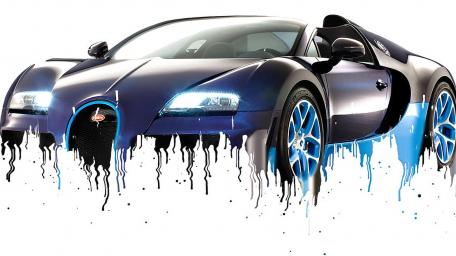 Sleek Bugatti Veyron Wallpaper Art wallpaper