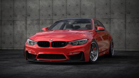 Stunning BMW M4 Glossy Finish Wallpaper wallpaper