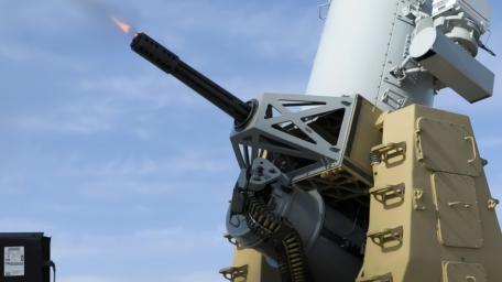 Advanced Military Weaponry in Action wallpaper