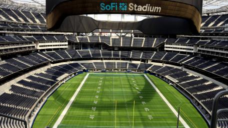 Interior of SoFi Stadium wallpaper
