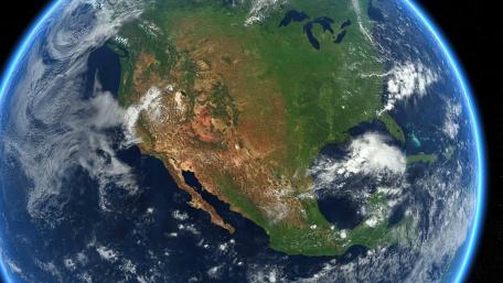 North America from Space wallpaper