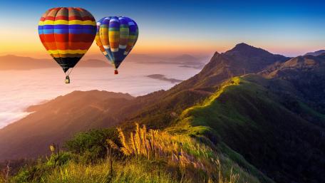 Hot air balloons wallpaper