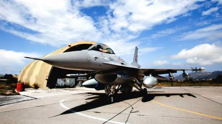 Fighter Jet Ready for Takeoff wallpaper