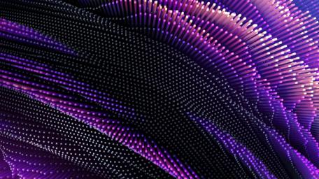 Neon Fibers in Abstract Motion wallpaper