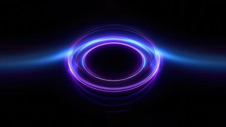 Neon ring wallpaper