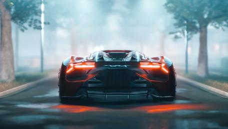 Lamborghini Terzo Millennio Futuristic Elegance wallpaper