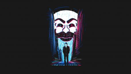 Hacker's Domain in Vivid Contrast wallpaper