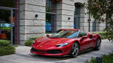Ferrari 296 GTB Stunning Sports Car Wallpaper wallpaper