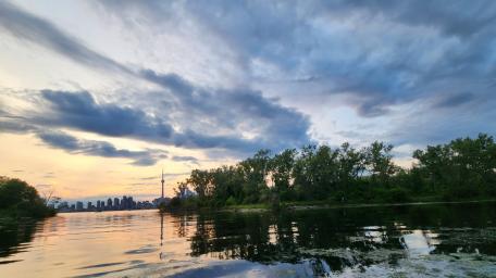 Toronto Skyline at Dusk wallpaper