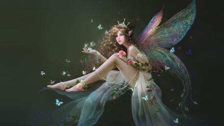 Enchanted Fairy Realm in 4K wallpaper