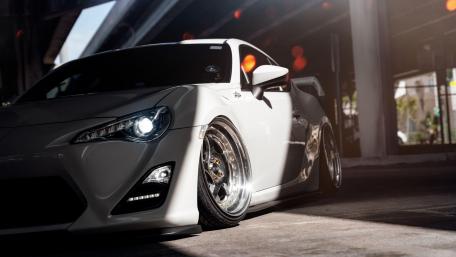 Toyota 86 Elegance at Rest in Urban Shadows wallpaper