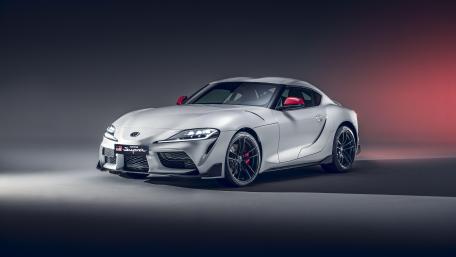 White Elegance Toyota Supra wallpaper