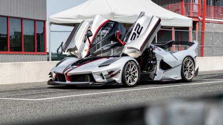 Ferrari FXX-K Unleashed on Track wallpaper