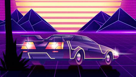 Evening ride wallpaper
