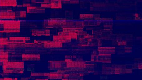 Vibrant Glitch Art in Bold Colors wallpaper