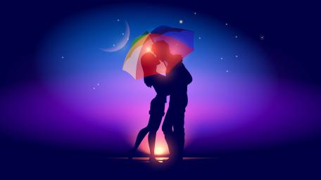 Eternal Love Under the Stars wallpaper