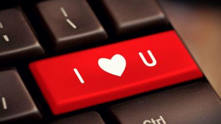 Love on Your Keyboard Wallpaper wallpaper