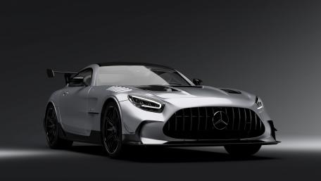 Sleek Monochrome Mercedes-Benz Beauty wallpaper