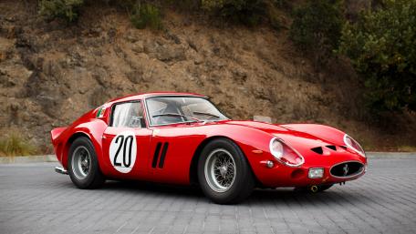 Classic Ferrari 250 GTO in Stunning Red Shine wallpaper
