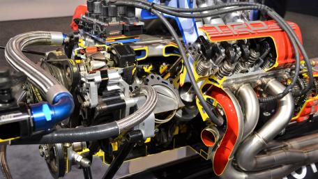 High-Performance Engine Art in 4K wallpaper
