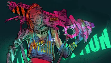 Cyberpunk Revolution Awaits You in 5K Detail wallpaper