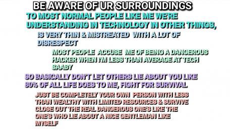 Stay Vigilant and Aware of Your Surroundings wallpaper