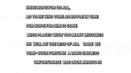 Hope and Fortune in Uncertainty wallpaper