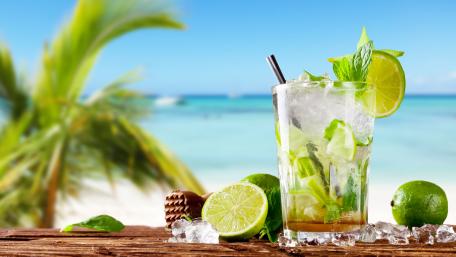 Summer Mojito cocktail wallpaper