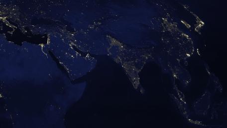 Night Lights of Africa & Asia 2003 wallpaper