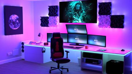 Vibrant Gamer's Paradise wallpaper