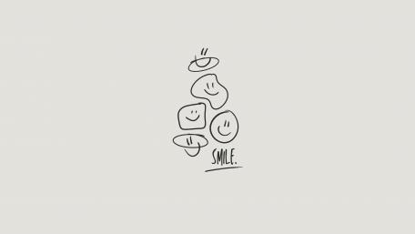 Smiles (WHITE) wallpaper
