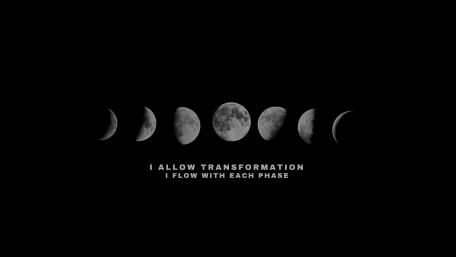 Moon Phases of Transformation wallpaper