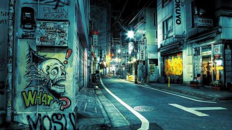 Urban Midnight Mystique wallpaper