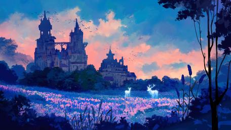 Enchanted Meadow Guardians wallpaper