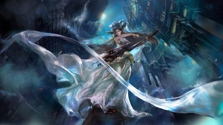 Ethereal Melody in a Dreamscape wallpaper