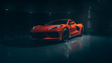 Stunning Red Chevrolet Corvette Stingray Wallpaper wallpaper