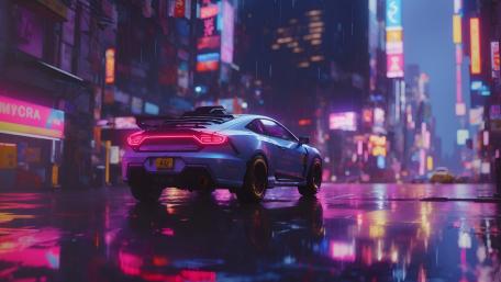 New York Anime city wallpaper