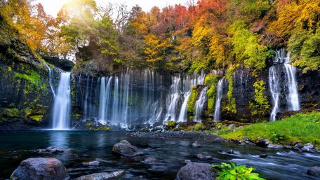Shira-Ito Waterfall wallpaper