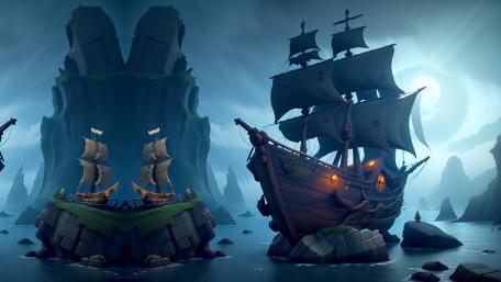 A special Pirate Ship wallpaper