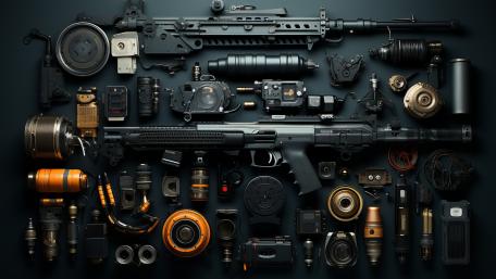 Rifle assortment wallpaper