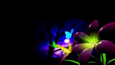 Enchanting Night Blooming Wonders wallpaper